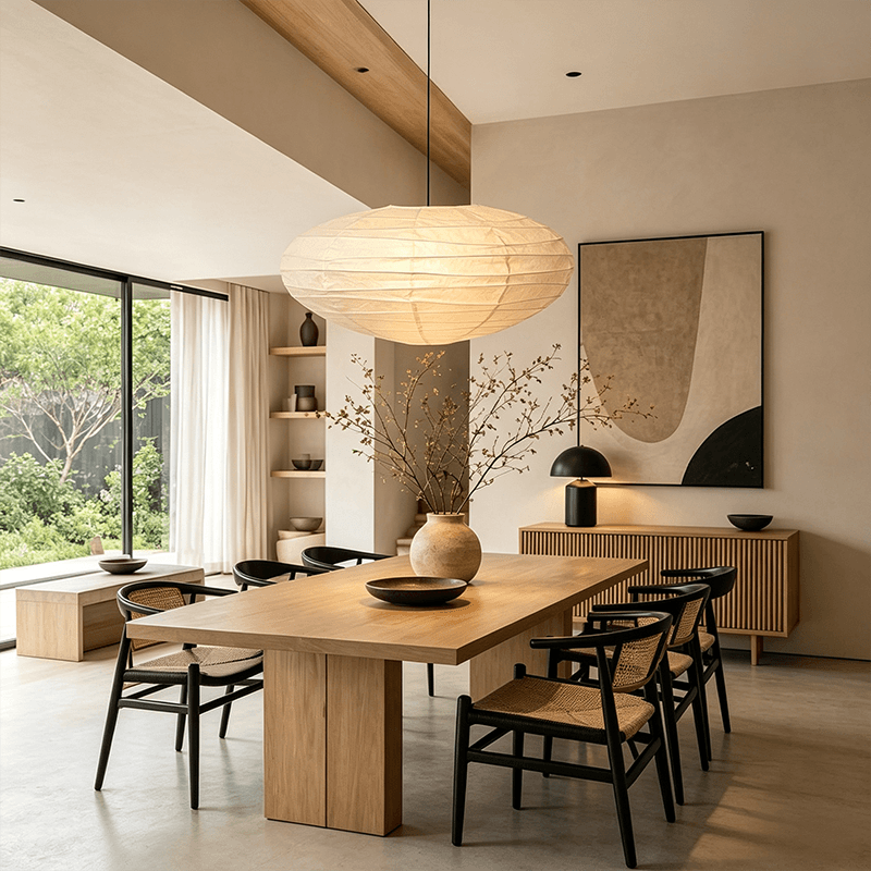 Artisan Flat Saucer Paper Lantern